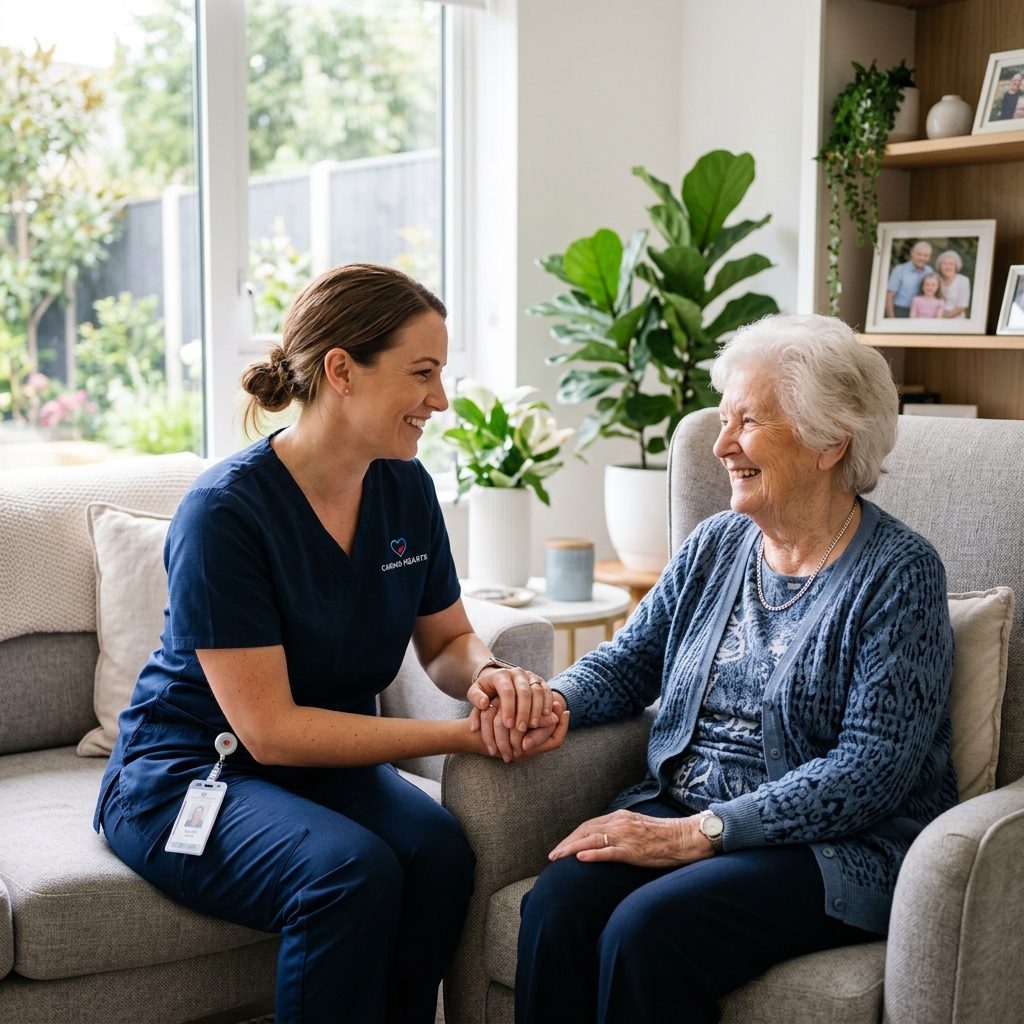 Angels Home Health Caregiver & Patient